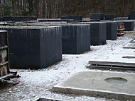 Plac produkacja szamb betonowych Łuków